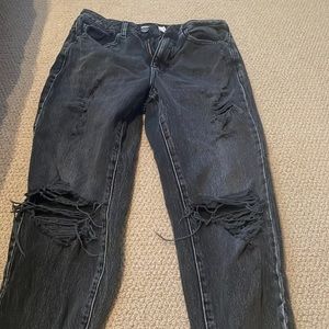 garage denim black jeans size 5